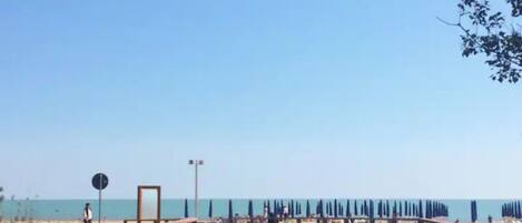 On the beach