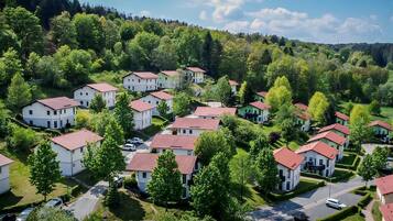 Vue sur le complexe touristique