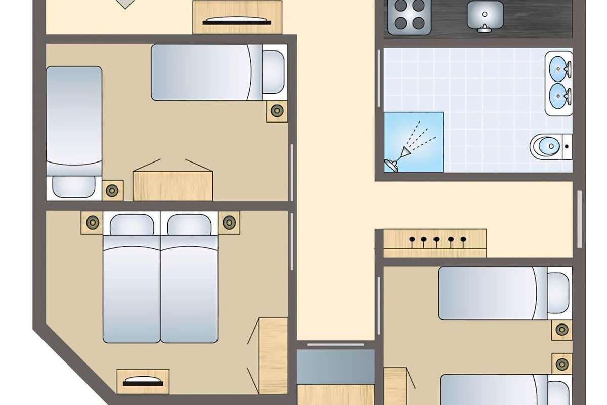 Ferienhaus (6-8-persoons woning) | Grundriss