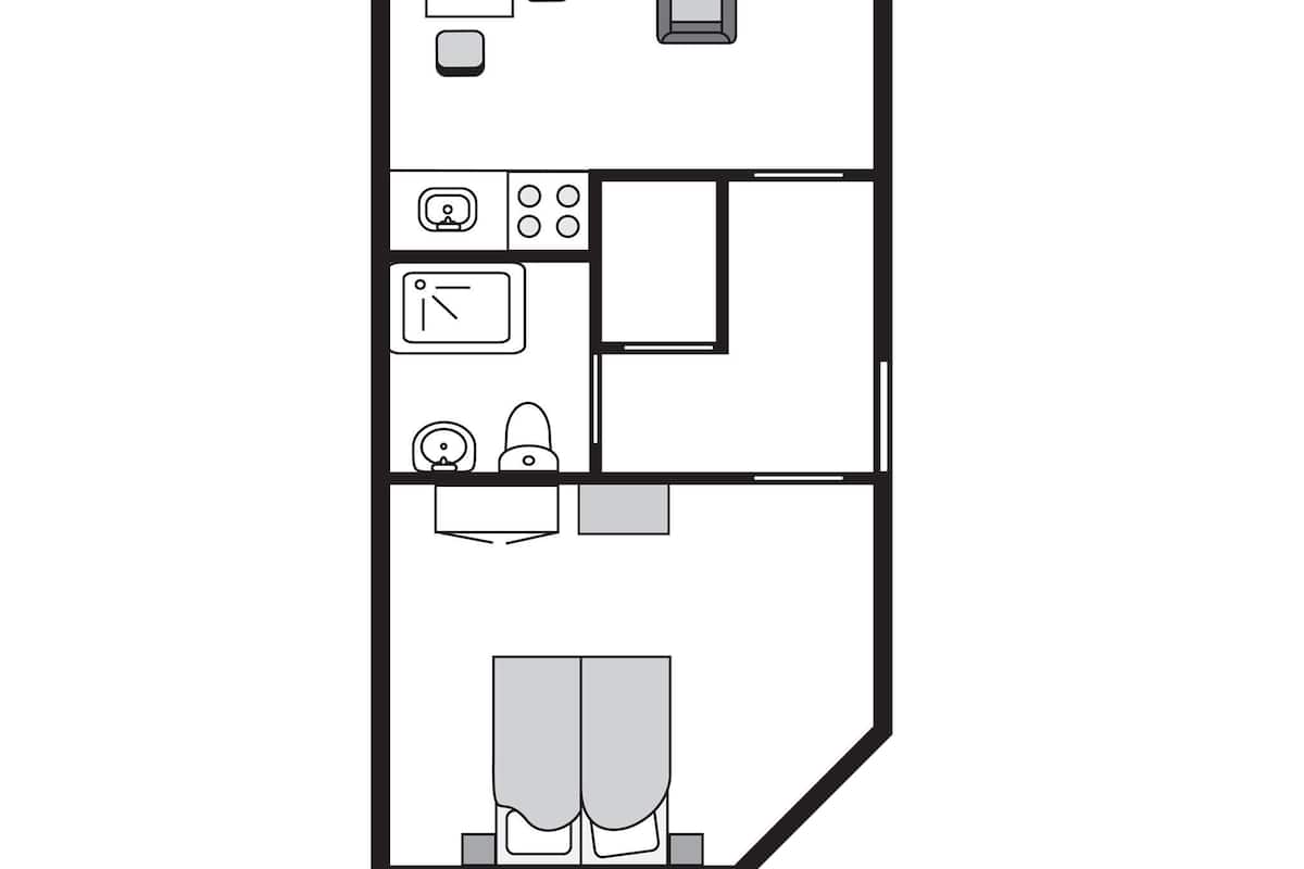 Ferienhaus (2-persoons woning) | Grundriss