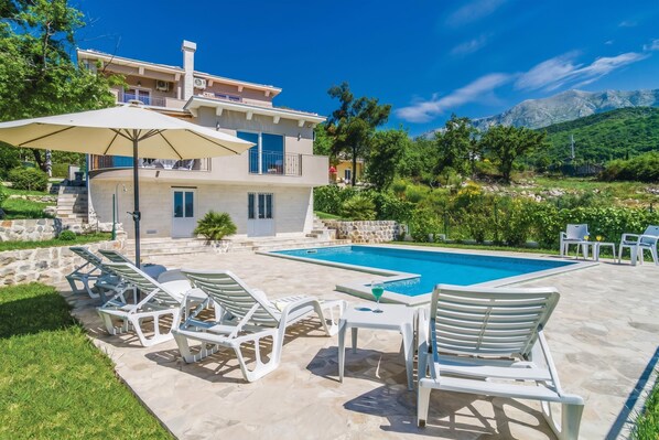 Family Villa, Multiple Bedrooms, Mountainside (Pool Villa Panorama Mojdež) | Pool | Seasonal outdoor pool - Pool Villa Panorama Mojdez (Mojdez)