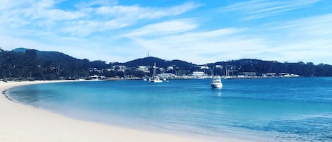 Una spiaggia nelle vicinanze