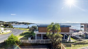 Uitzicht op strand/zee