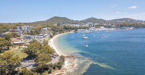 Beach nearby - Blue Vista 8 13 Victoria Parade - Studio with air con and spectacular views (Nelson Bay)