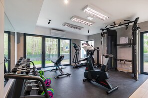 Fitness facility - Modern Apartment | Close to the Beach, Sauna, Parking (Miedzywodzie)