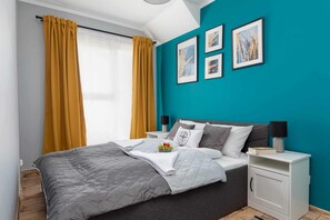 1 bedroom, desk, iron/ironing board, travel cot - Modern Apartment | Close to the Beach, Sauna, Parking (Miedzywodzie)