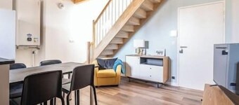 Modern air-conditioned apartment with large terrace in central Pau