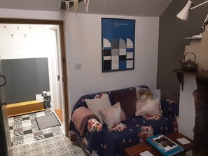 Télévision, cheminée