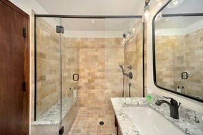 Shower, hair dryer