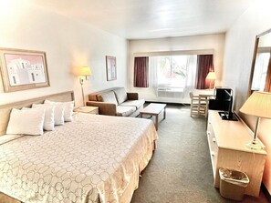 Deluxe-Einzelzimmer, 1 King-Bett | Kostenloses WLAN, Bettwäsche