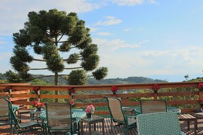 Blick von der Unterkunft