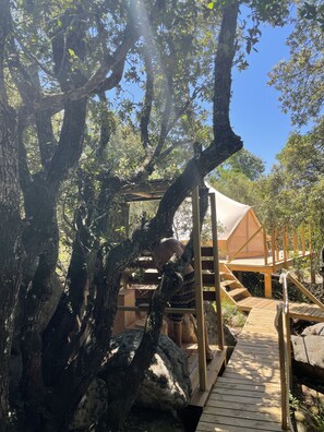 Overnattingsstedets uteområder