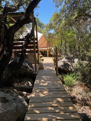 Overnattingsstedets uteområder