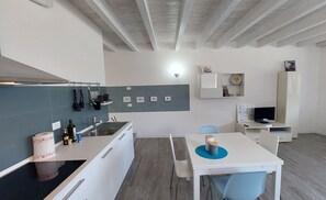 Fridge, microwave, coffee/tea maker, electric kettle