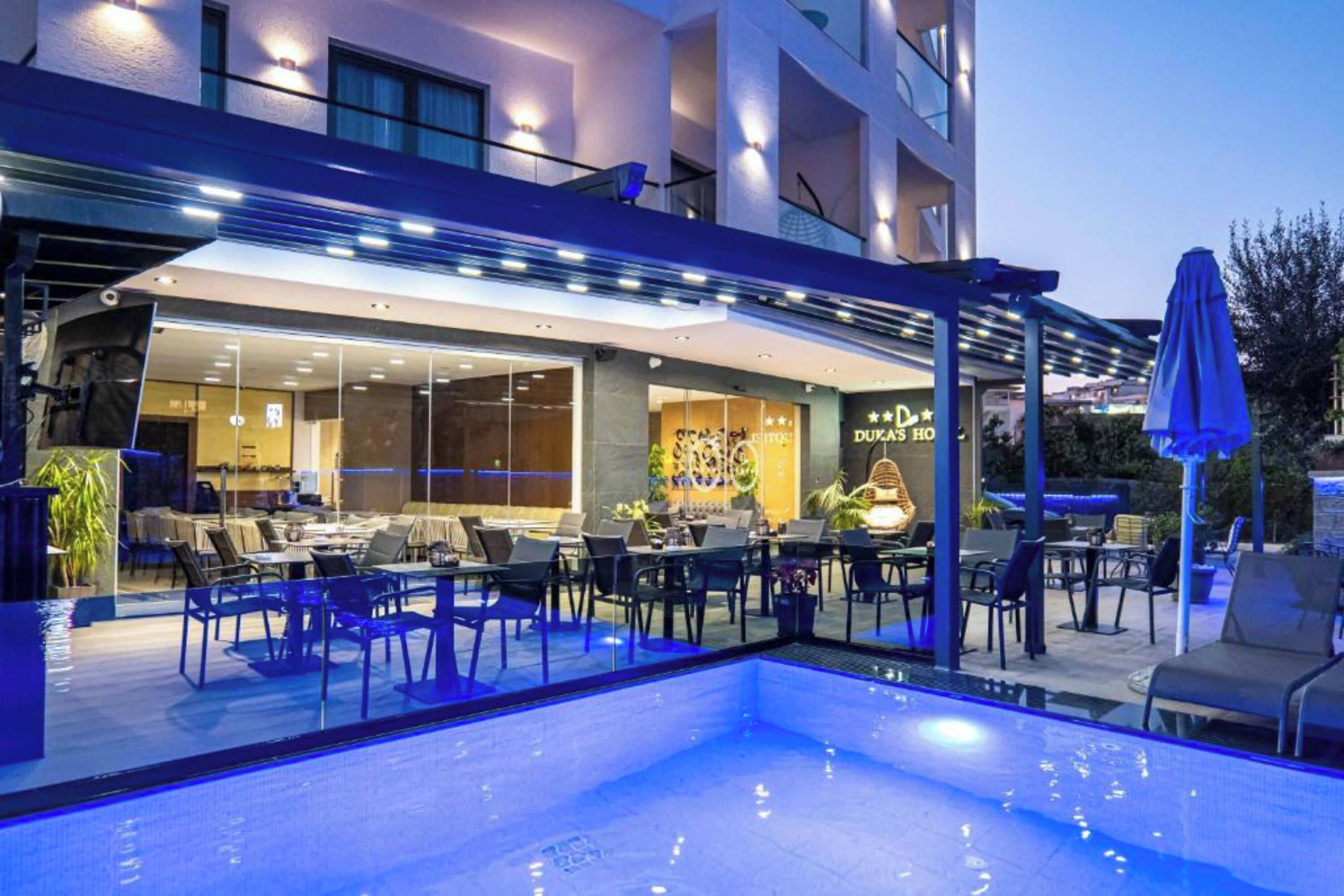 Front of property - evening/night