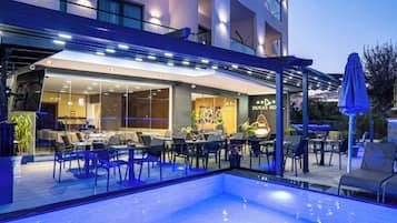 Front of property – evening/night