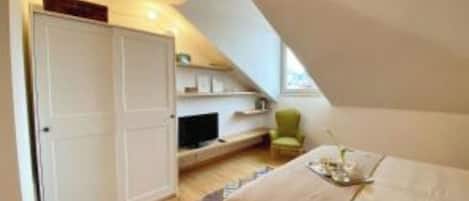 1 makuuhuone, ilmainen Wi-Fi, vuodevaatteet