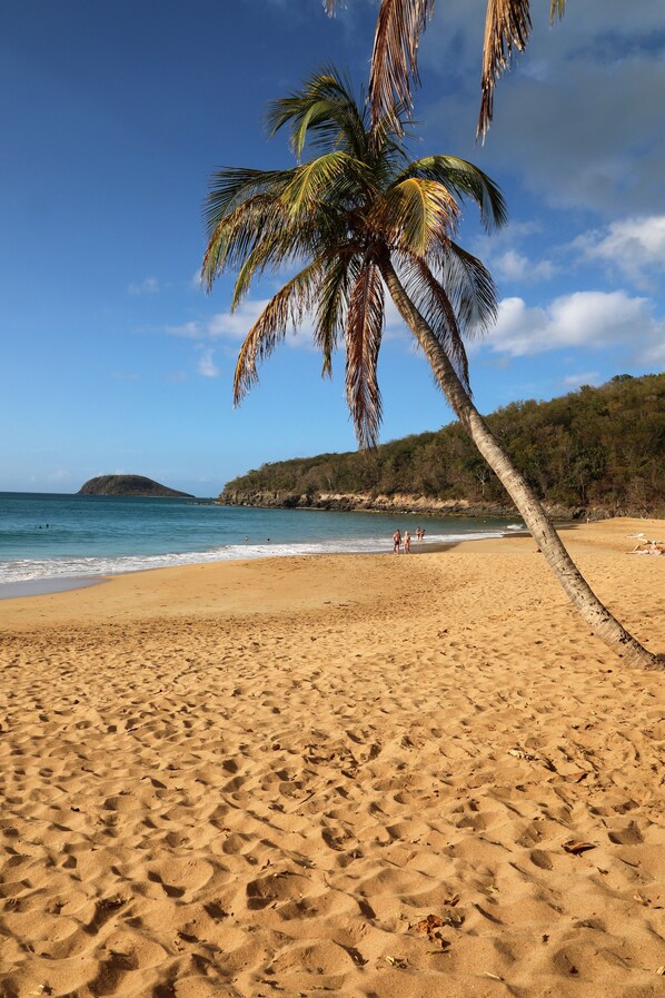 In Strandnähe, weißer Sandstrand
