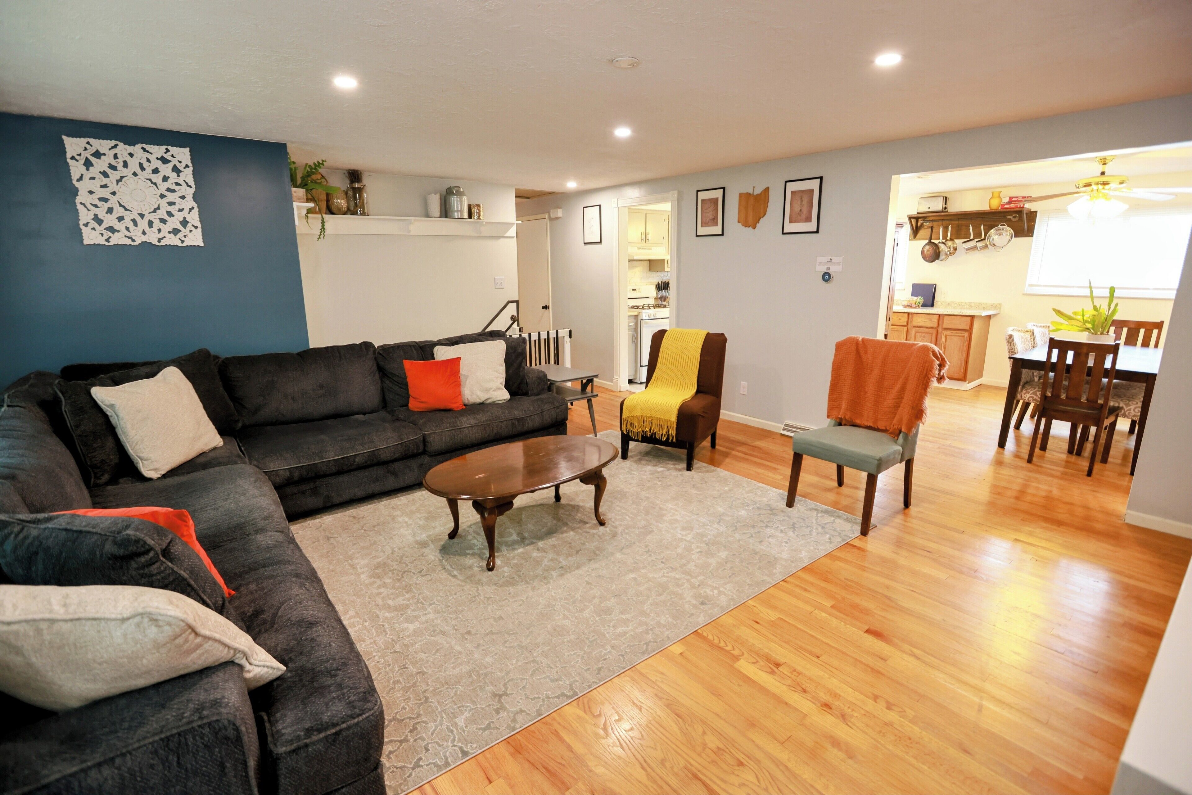 Full House, Stocked Kitchen, Close to Everything.  3 bedroom, 2.5 bathrooms. 