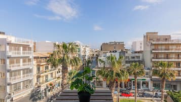 Blick vom Balkon