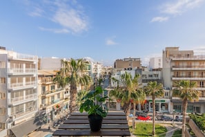 Blick vom Balkon