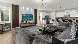 Living area - 9 Bedroom/ 6.5 Bathroom Solara Resort (9024 SR) (Kissimmee)
