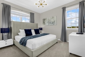9 bedrooms, travel crib, WiFi, bed sheets