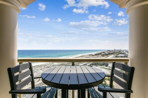 Outdoor dining - Brand new Furnishings! 2B Gulf Front Tower 5-1203 (Pensacola Beach)
