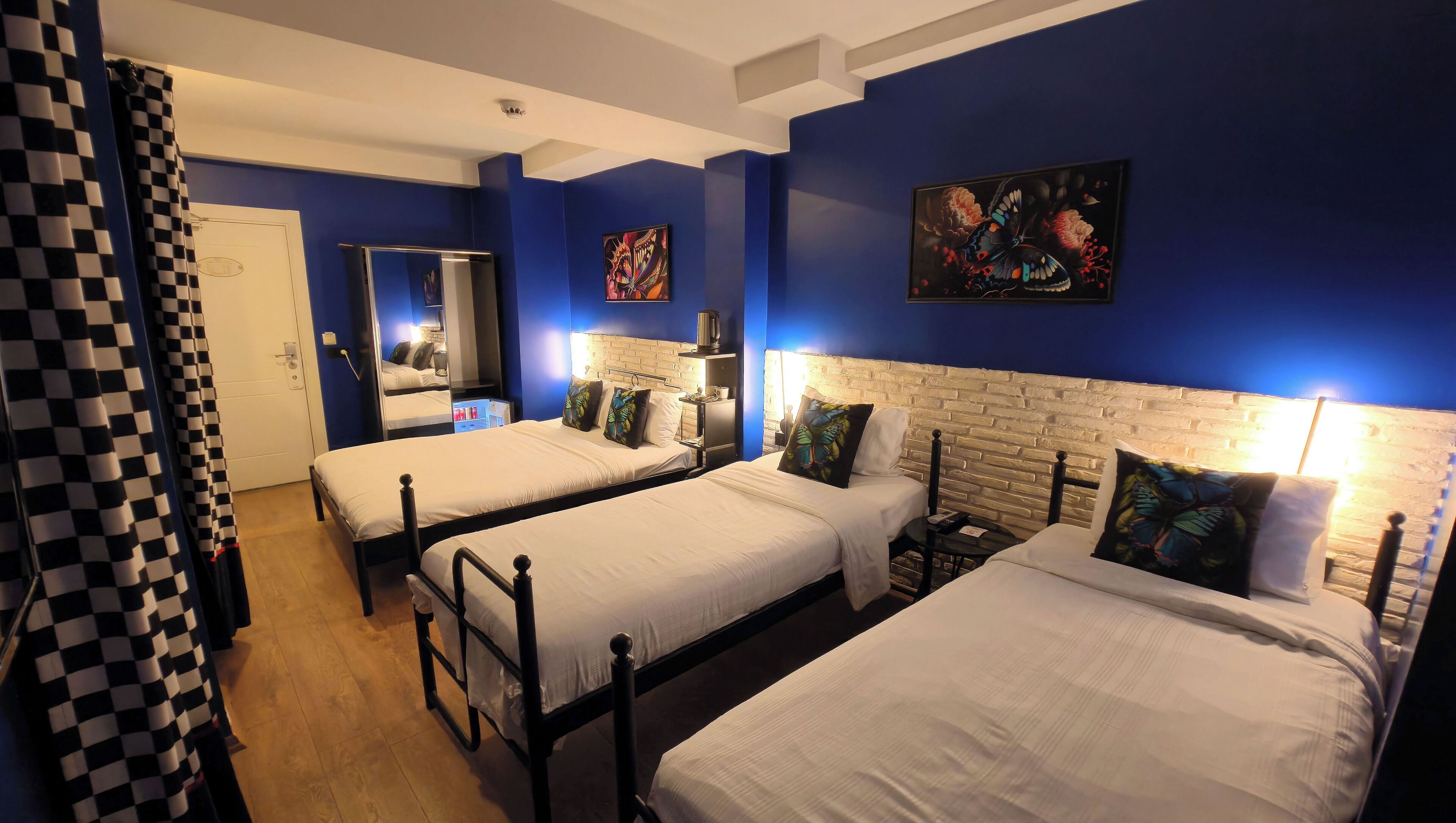 Free minibar, individually decorated, desk, laptop workspace