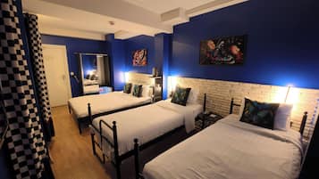 Free minibar, individually decorated, desk, laptop workspace