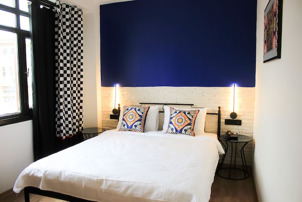 Gratis produkter i minibar, individuell inredning och skrivbord