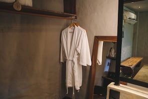 Standard Double Room, Private Bathroom | Bathroom | Shower, free toiletries, hair dryer, bathrobes
