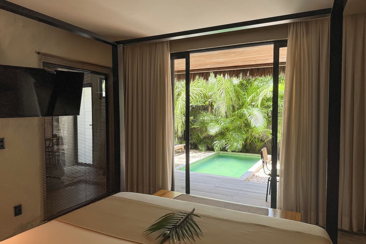 Deluxe Room, Private Pool | 1 bedroom, premium bedding, pillowtop beds, minibar