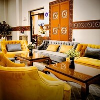 Sala de estar en el lobby