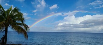 Beachfront Condo--faces west with amazing sunsets and snorkeling.