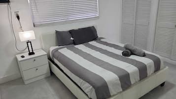 2 chambres, fer et planche Ă repasser, Wi-Fi gratuit, draps fournis