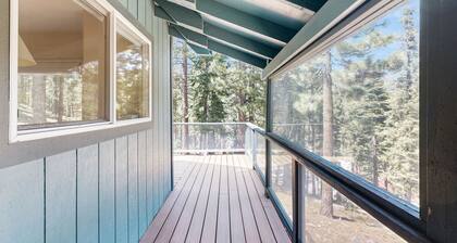 Lake view escape with private, scenic deck, heated driveway
