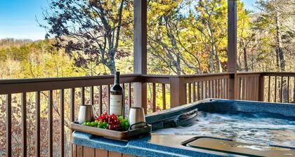 Secluded Gatlinburg Cabin w/ Mtn View, 3 Kings, Hot Tub, Shuffleboard, & Pools