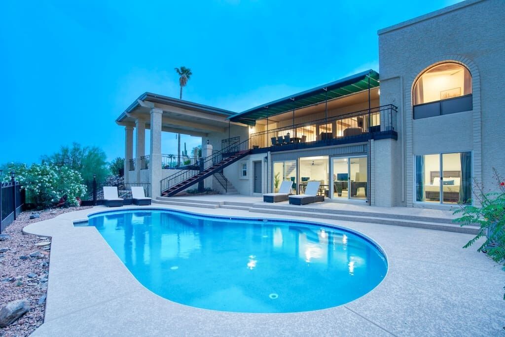 5BR-Mountain views | heated pool | spa | game room