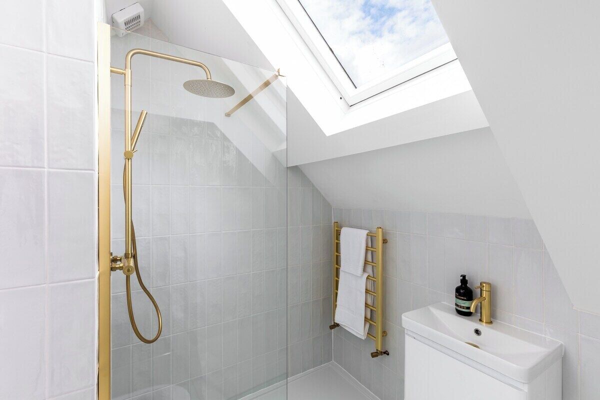 Shower, hair dryer