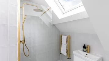 Shower, hair dryer