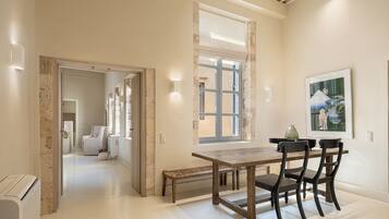 Two-Bedroom Suite | Living area | 50-inch Smart TV with digital channels, TV