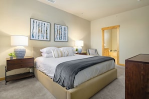 2 bedrooms, iron/ironing board, travel crib, WiFi