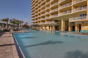 Una piscina riscaldata