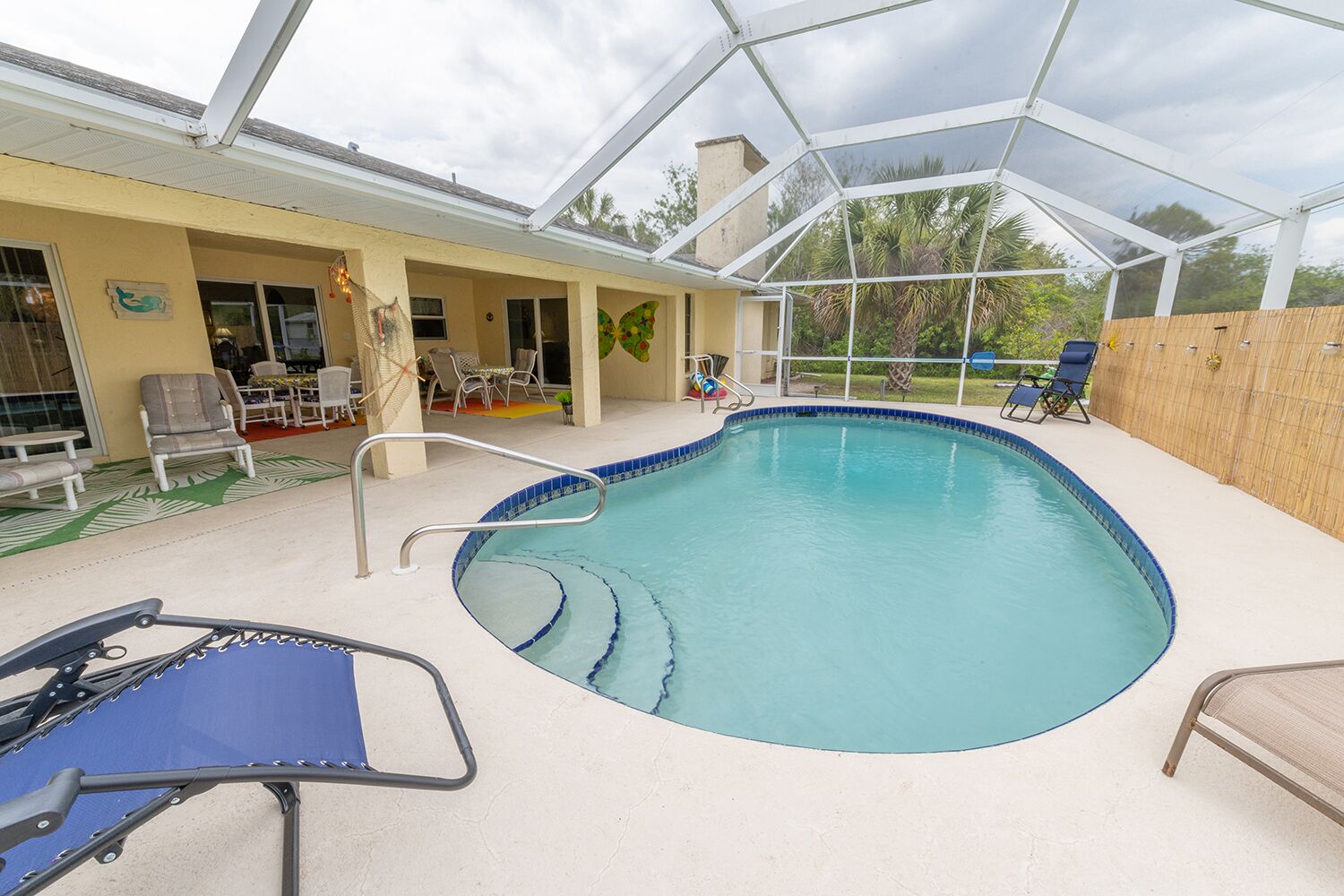 Piscine extérieure, piscine chauffée