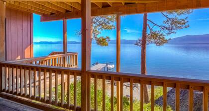 Lakefront gem with private beach - perfect for ski lease/summer break