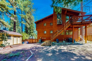 Exterior - Amazing Dollar Point Retreat | 2 Suites & Fireplace | 2 Decks, HVAC, & Grill (Tahoe City)
