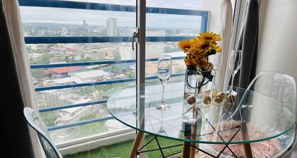 Bright Studio Sleeps 3 with Parking and City view