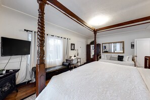 1 quarto, acesso à internet, roupa de cama