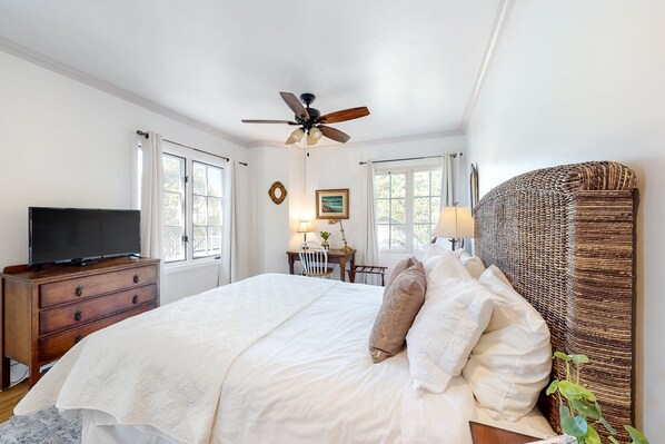 1 chambre, bureau, accès à Internet, literie fournie